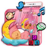 Pink Angel Baby Theme