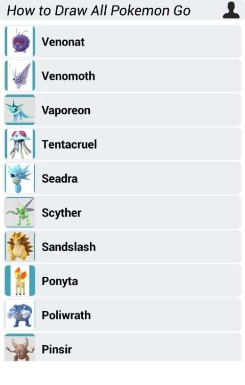How to Draw All Pokemon Go screenshot 6