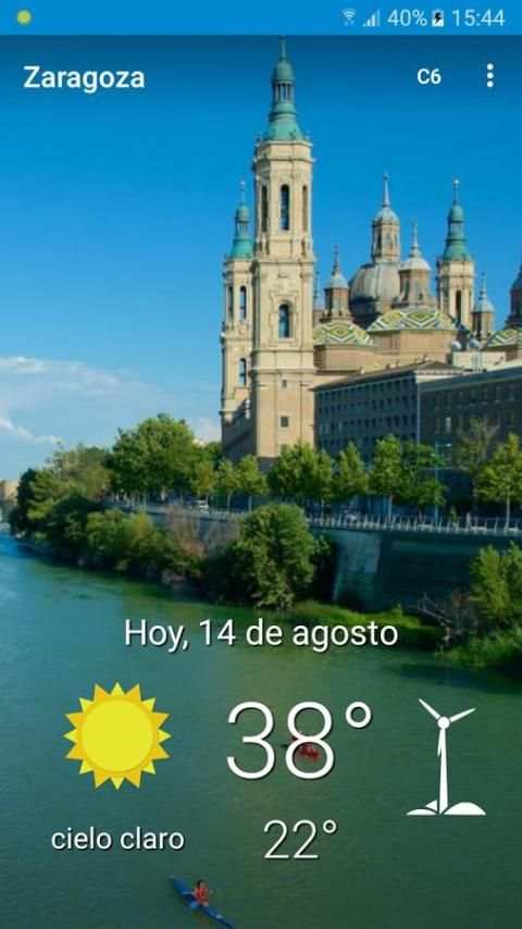 El Tiempo en Zaragoza скриншот 4