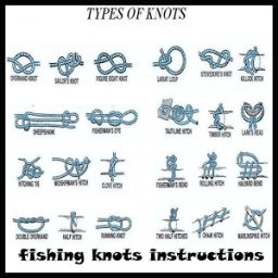 fishing knots instructions icon