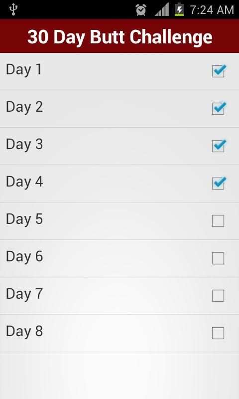 30 Day Butt Challenge FREE скриншот 8