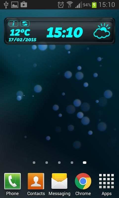LED Digi Clock Weather Widget скриншот 5