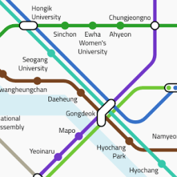 Seoul Subway Map أيقونة