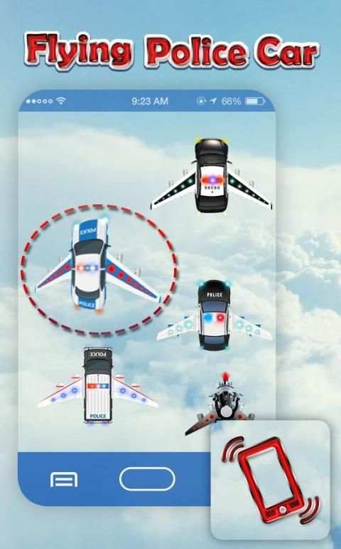 Flying Police Cars स्क्रीनशॉट 3