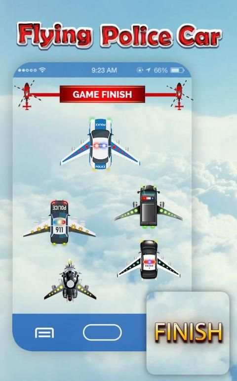 Flying Police Cars स्क्रीनशॉट 1