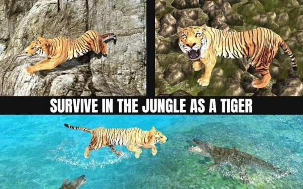 Tiger vs Dinosaur Adventure 3D screenshot 10