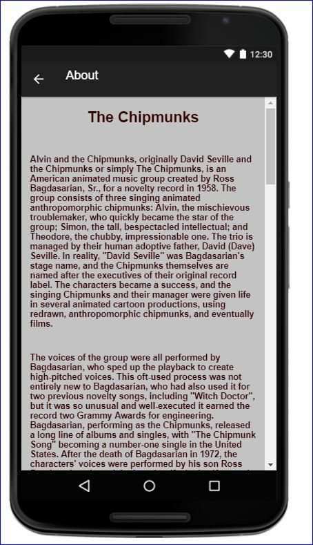 The Chipmunks Music Lyrics screenshot 4