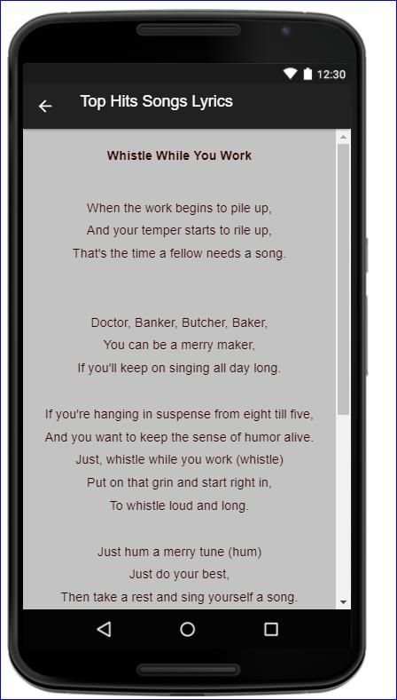 The Chipmunks Music Lyrics screenshot 2