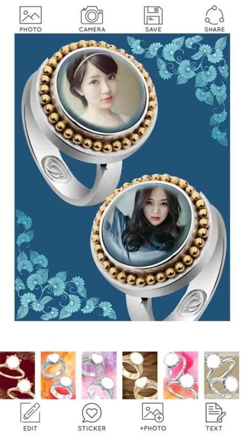 Lovely Ring Photo Frames 6 تصوير الشاشة