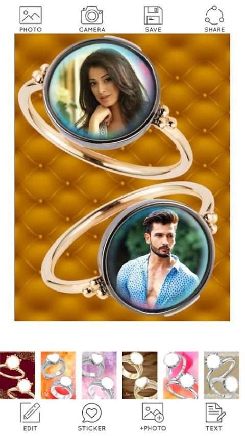 Lovely Ring Photo Frames 3 تصوير الشاشة