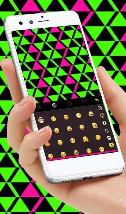 Fluorescent Flashy Neon Keyboard Theme screenshot 4