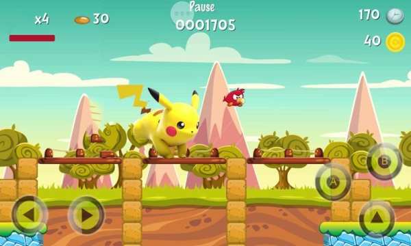 Adventure Pikachu Run Dash скриншот 4