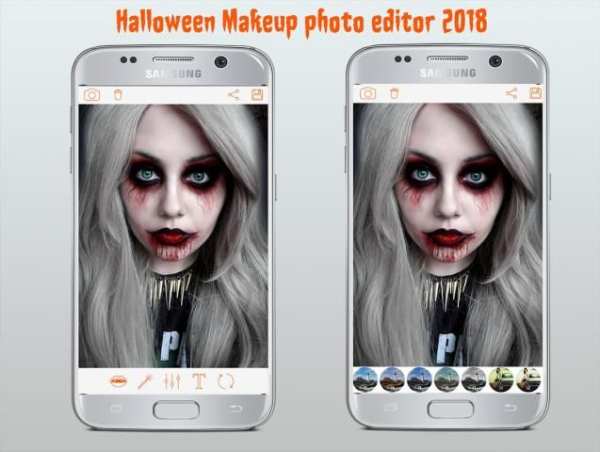 Halloween Makeup Photo Editor 2018 6 تصوير الشاشة
