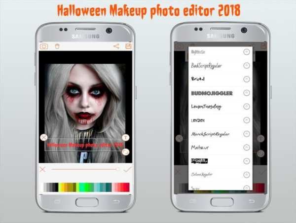 Halloween Makeup Photo Editor 2018 2 تصوير الشاشة