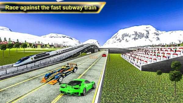Train vs Car : Super Racing screenshot 6