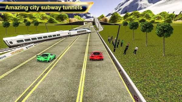 Train vs Car : Super Racing screenshot 3