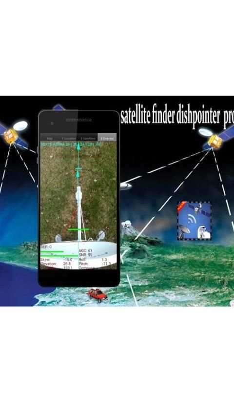Satellite Finder Dishpointer pro 5 تصوير الشاشة