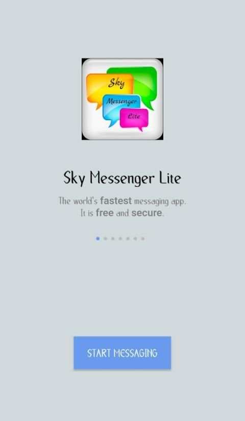 Sky Messenger Lite screenshot 5