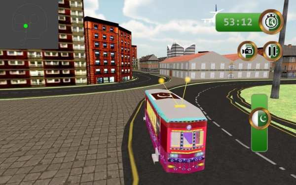 PAK Azadi Modern Commuter Bus Drive Simulator 3D screenshot 1
