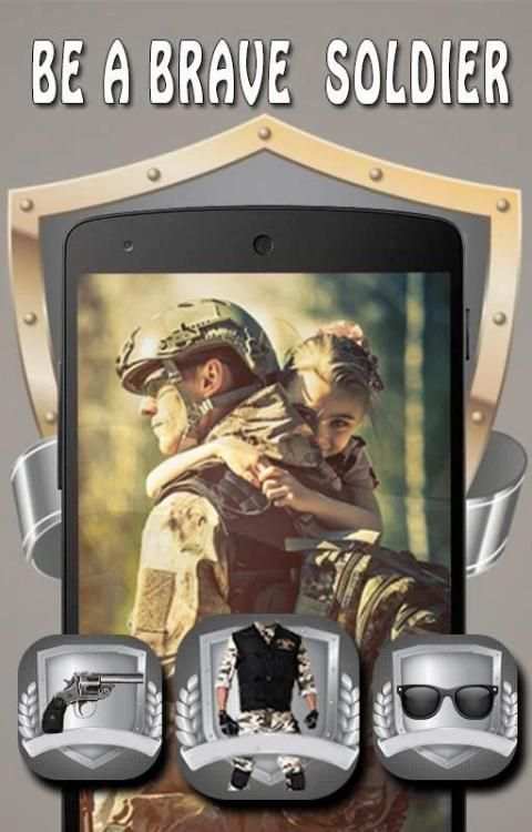 Army Photo Suit Editor - Warrior Uniform скриншот 4