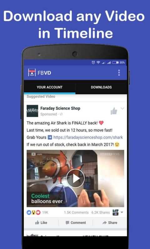 Video Download For Facebook screenshot 2