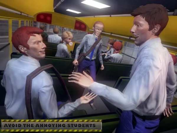 High school bus simulator 2017 screenshot 1