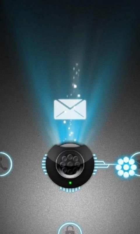 Holo Projector theme Go Locker स्क्रीनशॉट 2