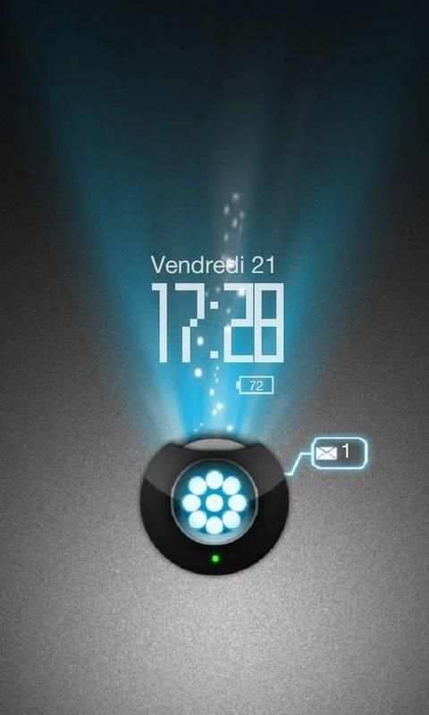Holo Projector theme Go Locker screenshot 4