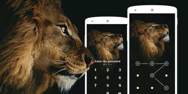 Lion Theme For Applock скриншот 1