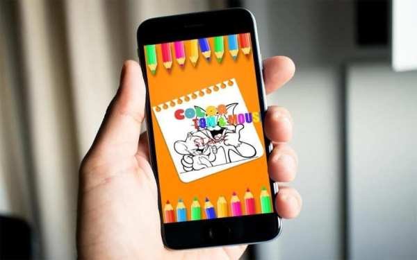 Coloring Tom And Mouse 9 تصوير الشاشة