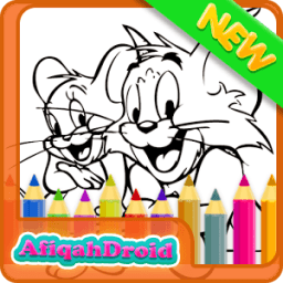 Coloring Tom And Mouse أيقونة