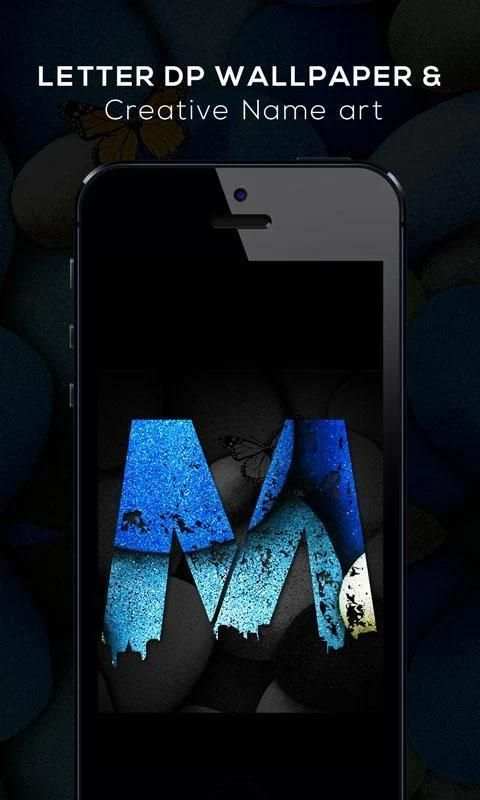 Letter DP Wallpaper & Creative Name art скриншот 3