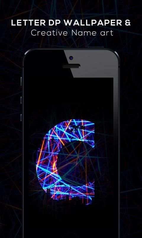 Letter DP Wallpaper & Creative Name art скриншот 2