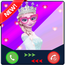 Call from Elsa Princess Prank icon