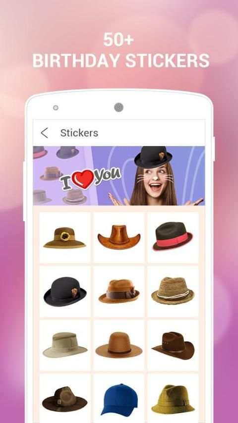 Cap Photo Editor-Cap stickers for photo screenshot 2