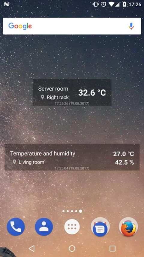 Monkeytech - Wifi thermometer скриншот 1