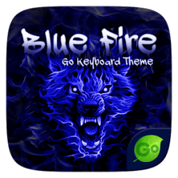 Blue Fire GO Keyboard Theme أيقونة
