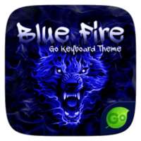Blue Fire GO Keyboard Theme