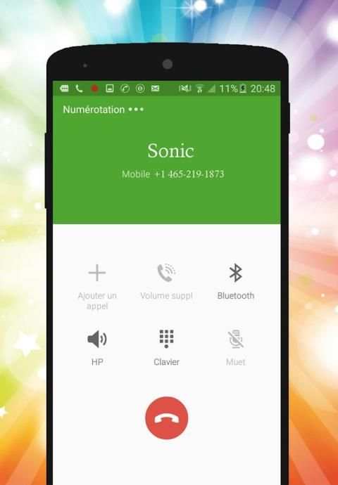 Fake Call Sonic Prank screenshot 1