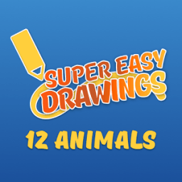 Super Easy Drawings - How to Draw Animals for Kids иконка