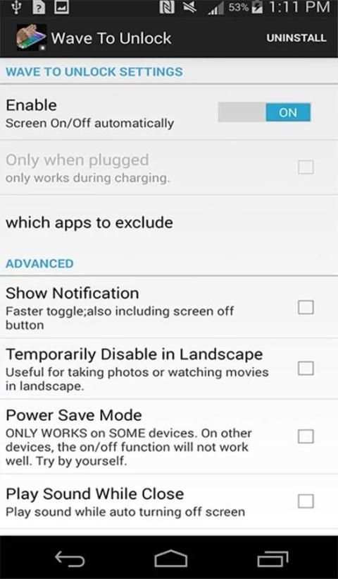 Wave to Unlock/ Lock screenshot 3