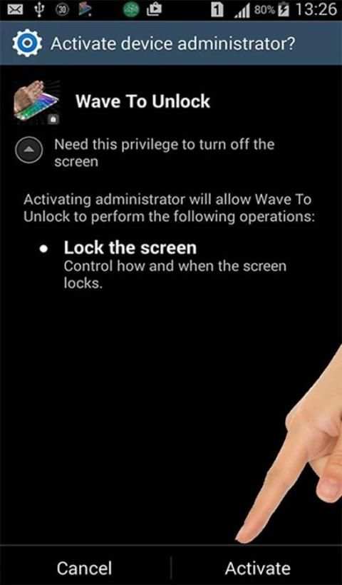 Wave to Unlock/ Lock screenshot 4