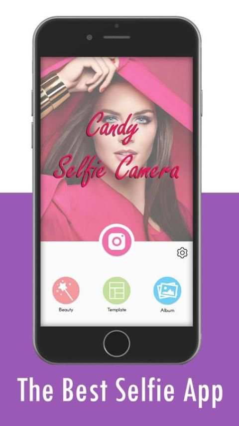 Candy Selfie Cameras скриншот 5