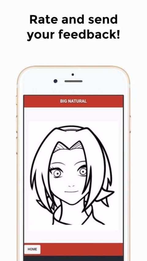 How to Draw Naru Character screenshot 5