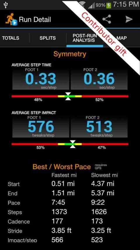 Cadence Running Tracker 5 تصوير الشاشة