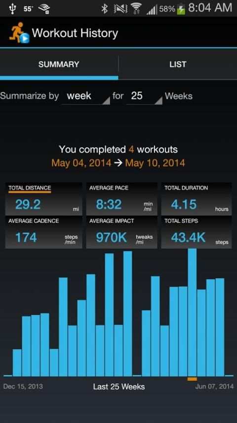 Cadence Running Tracker 1 تصوير الشاشة