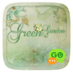 GO SMS GREEN GARDEN THEME иконка