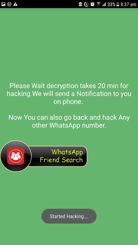 Hack for WhatsApp Messenger Prank screenshot 1