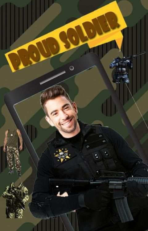 Commando Photo Suit Editor-Army Soldier in Uniform скриншот 4