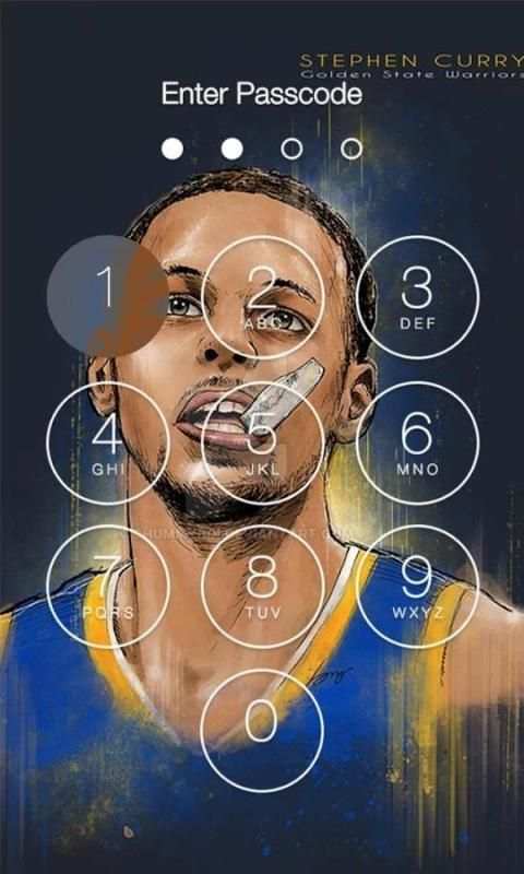 Stephen Curyy Lock Screen скриншот 1